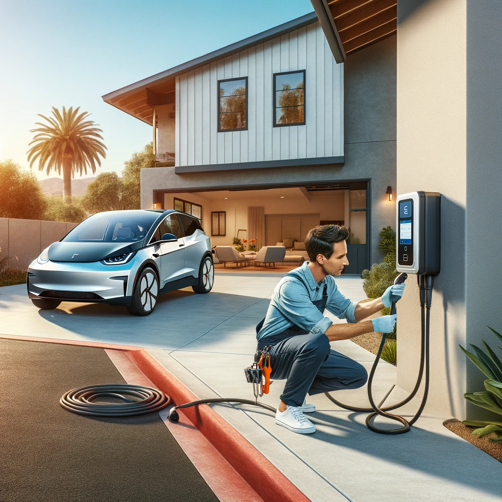 EV charging installation Los Angeles